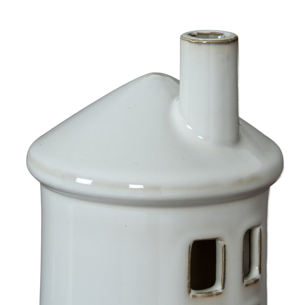 Hazon Ceramic Lighthouse Tealight Holder