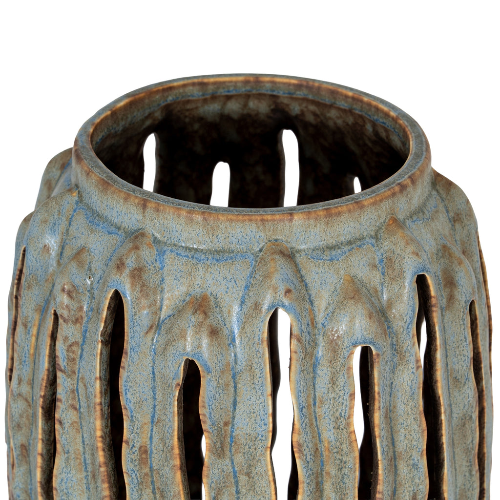 Powburn Glass Lantern Candle Holder