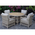 Mickley Woven Outdoor Round Dining Set