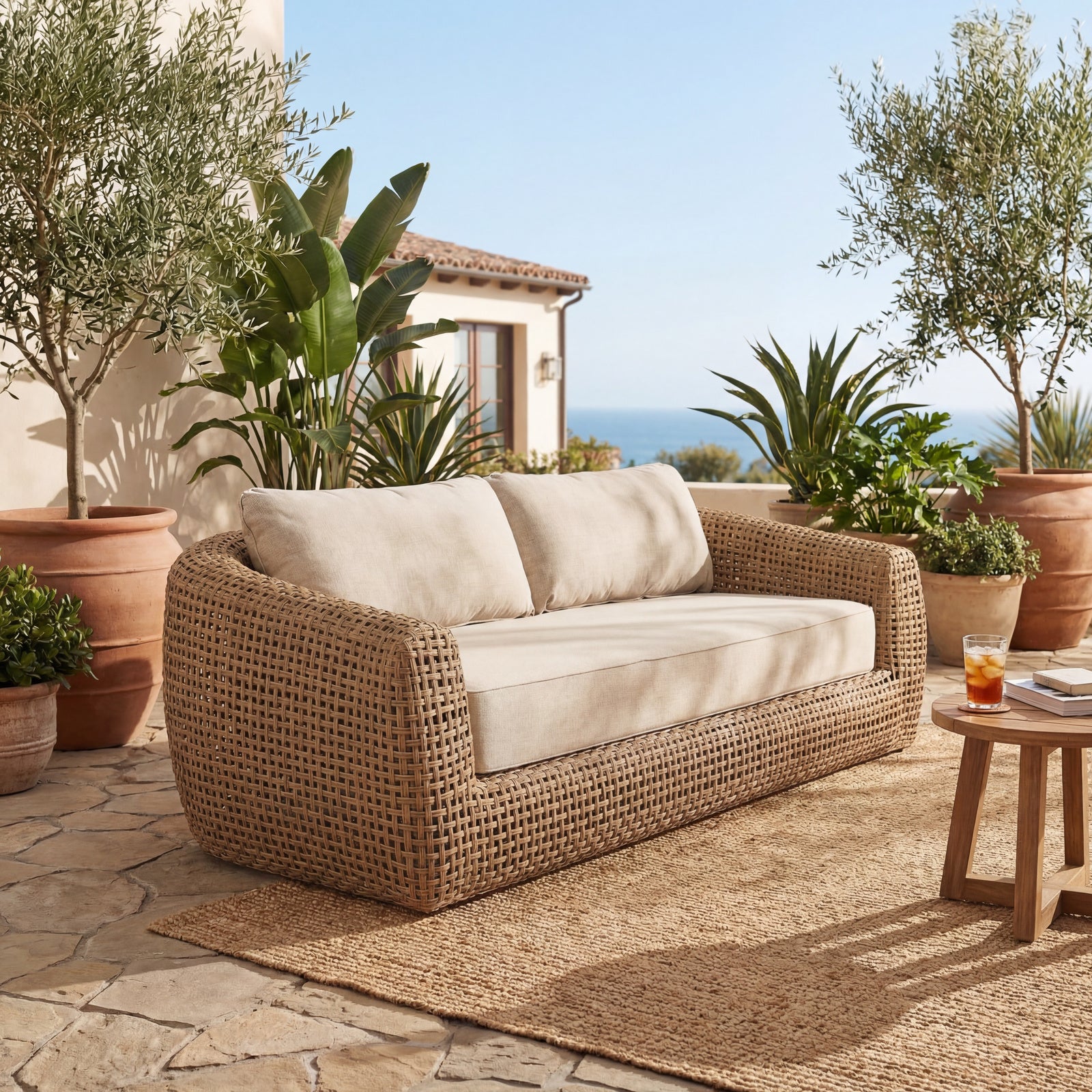 Cramlington Rattan Outdoor Sofa