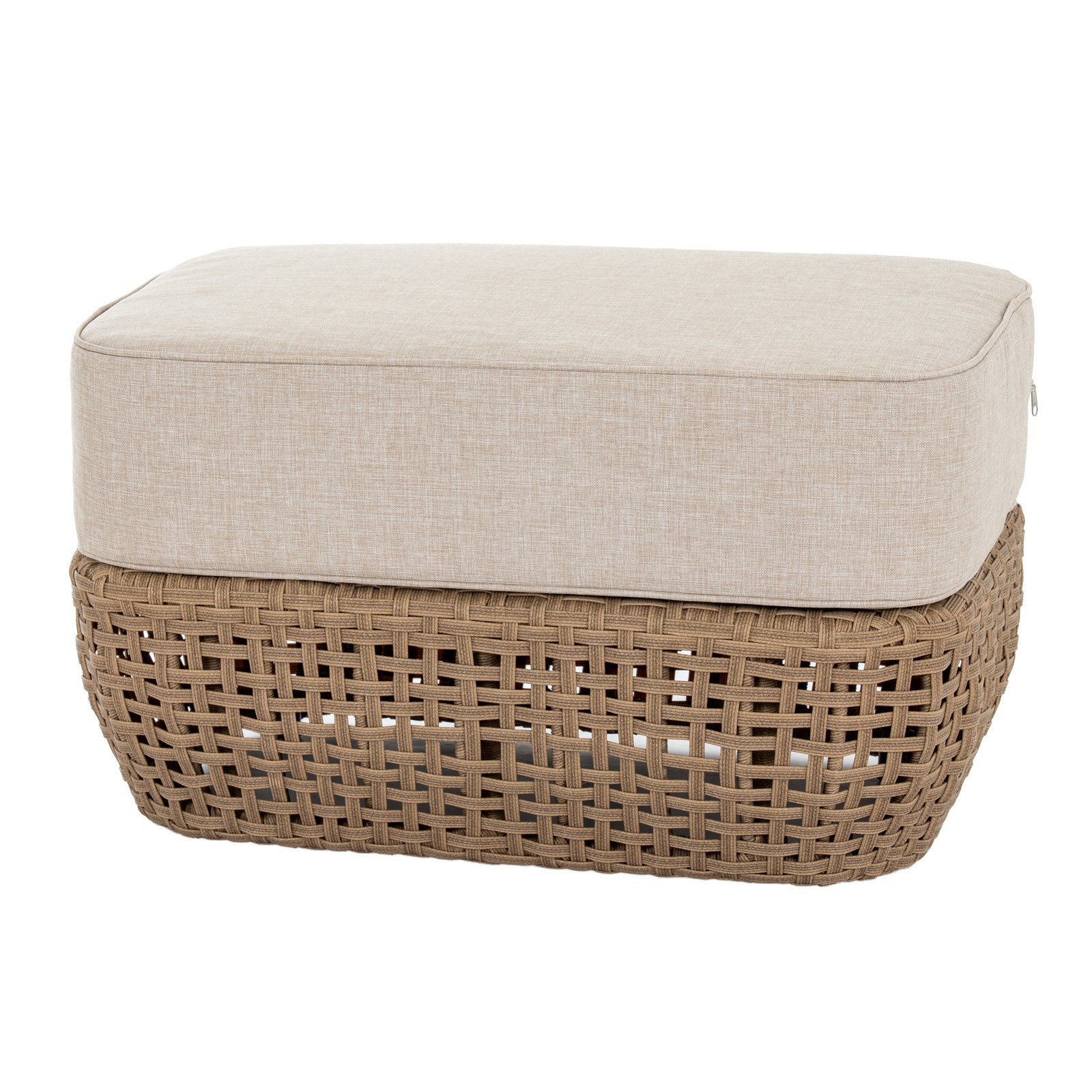 Ponteland Rattan Outdoor Footstool