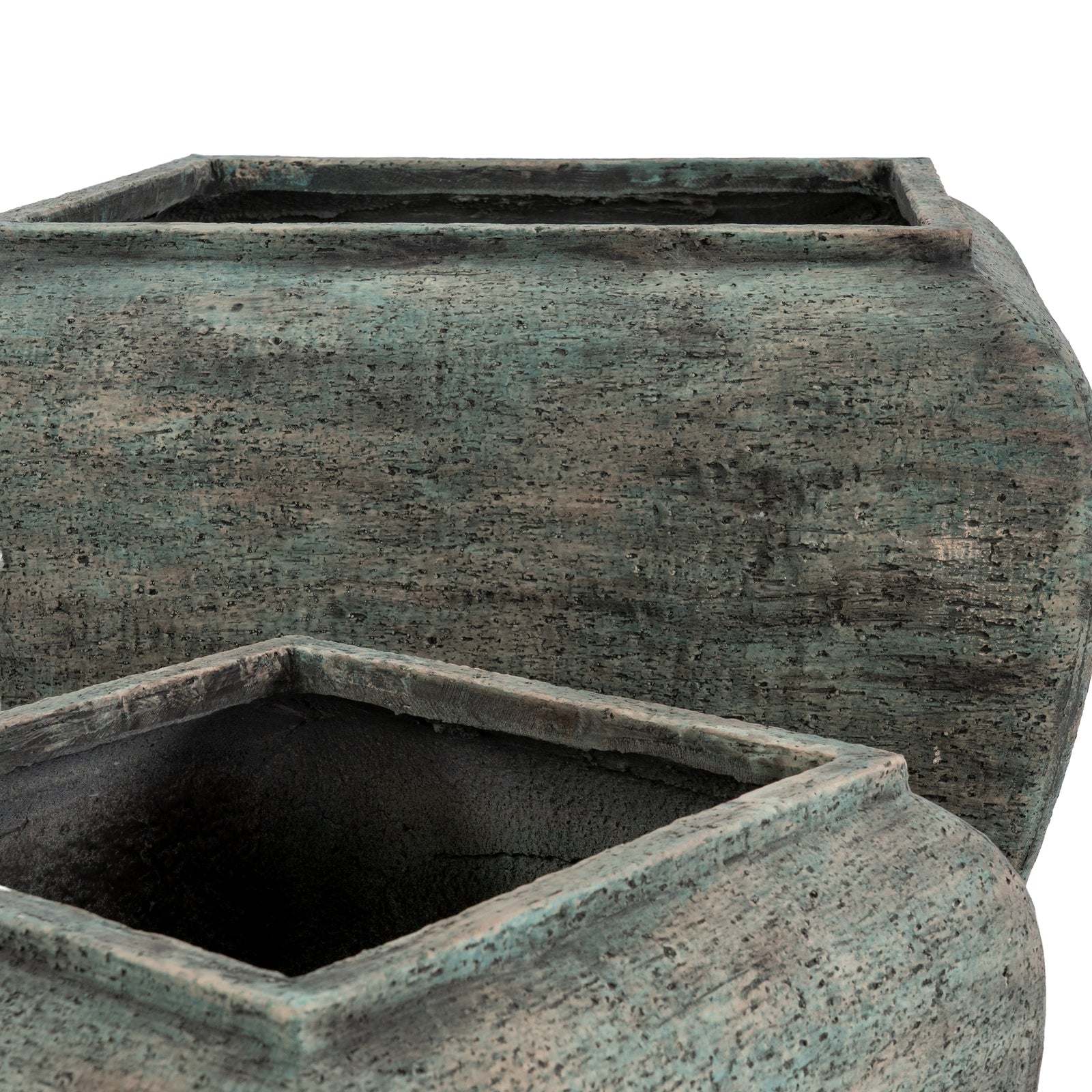 Beanley Square Drum Planter Set