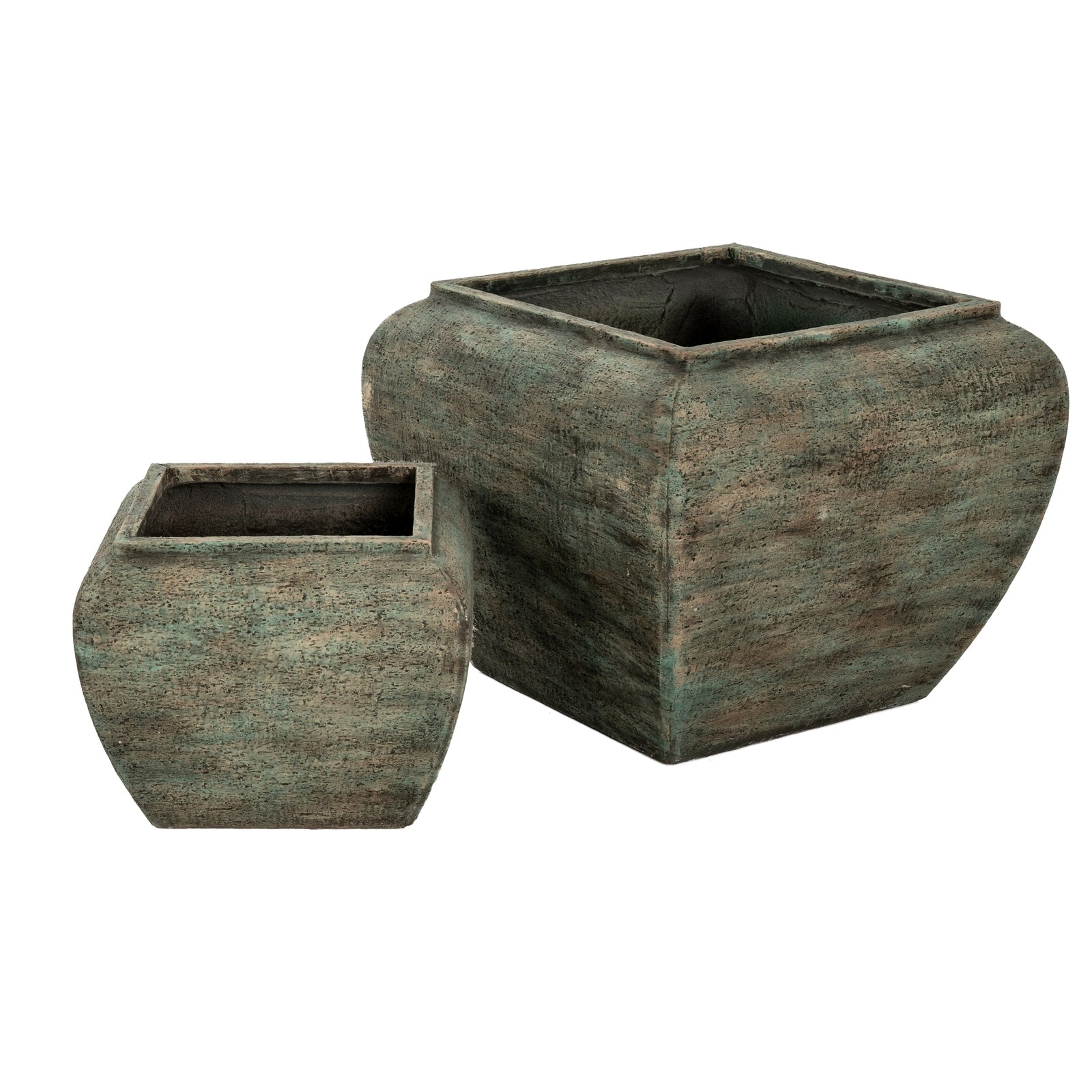 Beanley Square Drum Planter Set