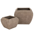 Lemmington Square Drum Planter Set