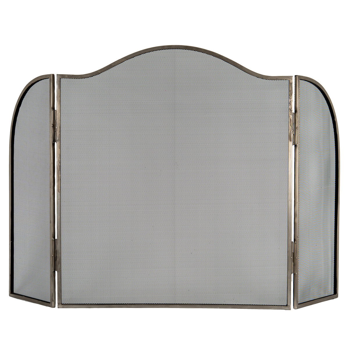 Housesteads Large Antiqued Silver Fire Screen