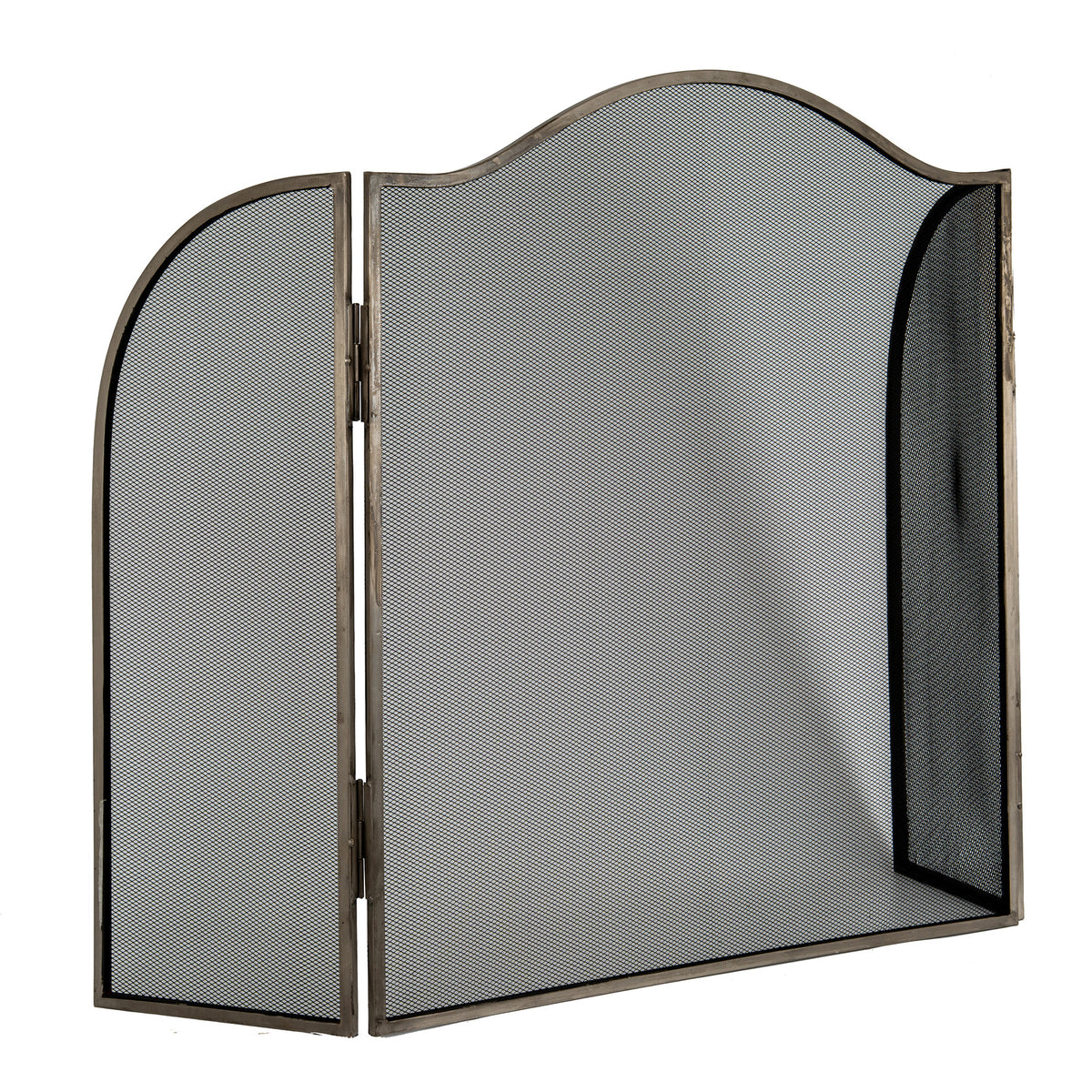 Housesteads Large Antiqued Silver Fire Screen