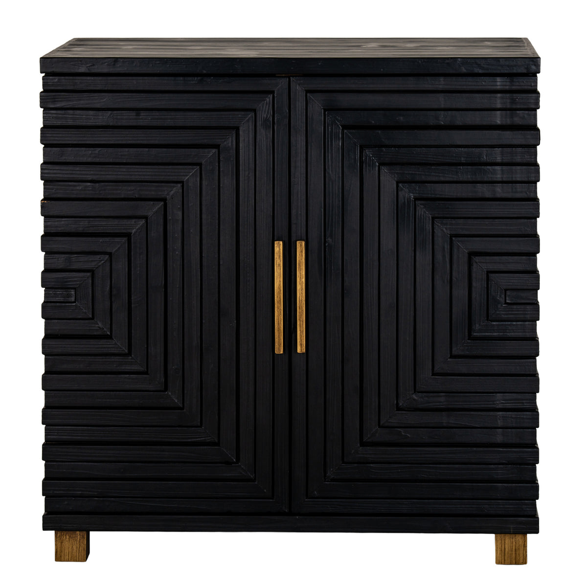 Pigdon Black Two Door Small Sideboard
