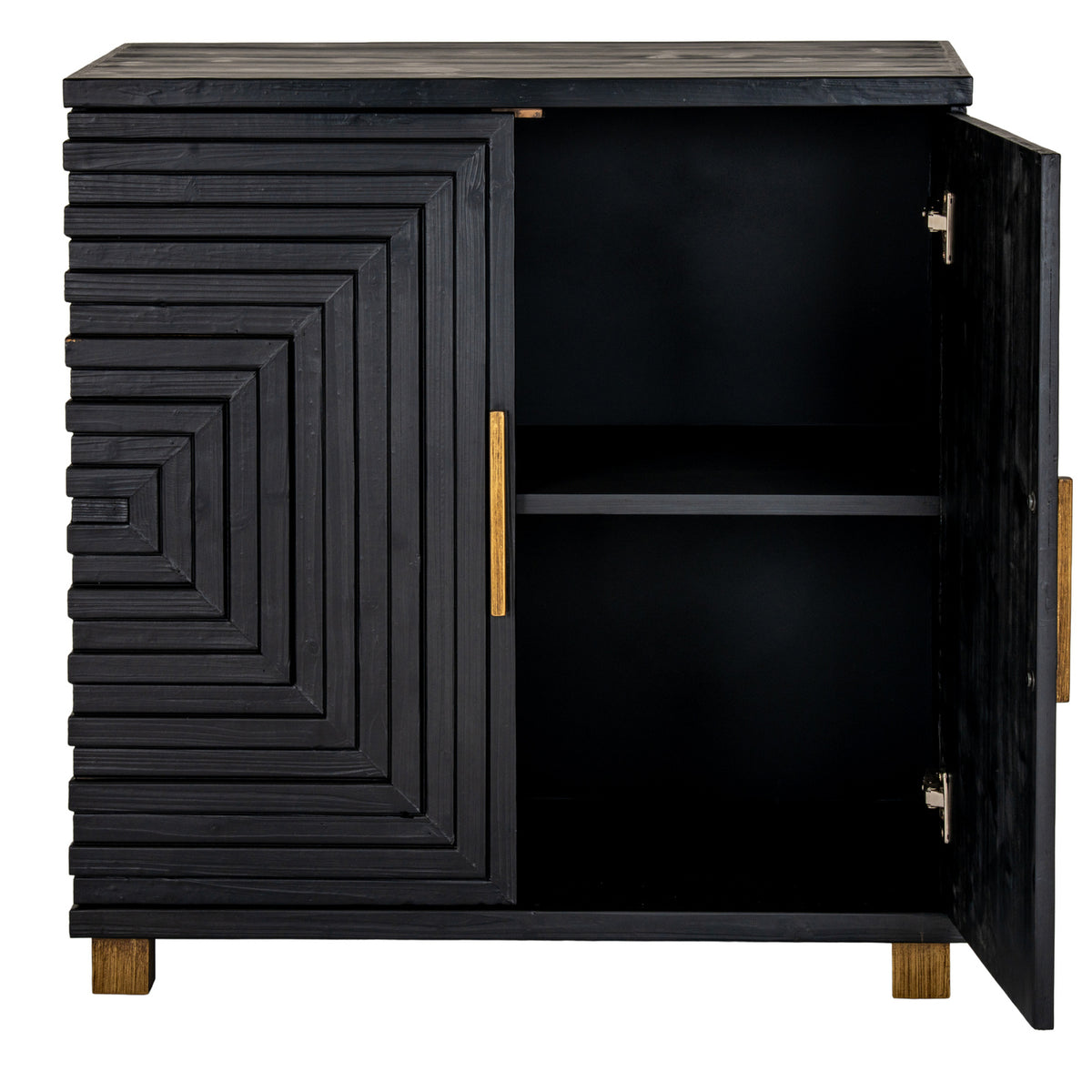 Pigdon Black Two Door Small Sideboard