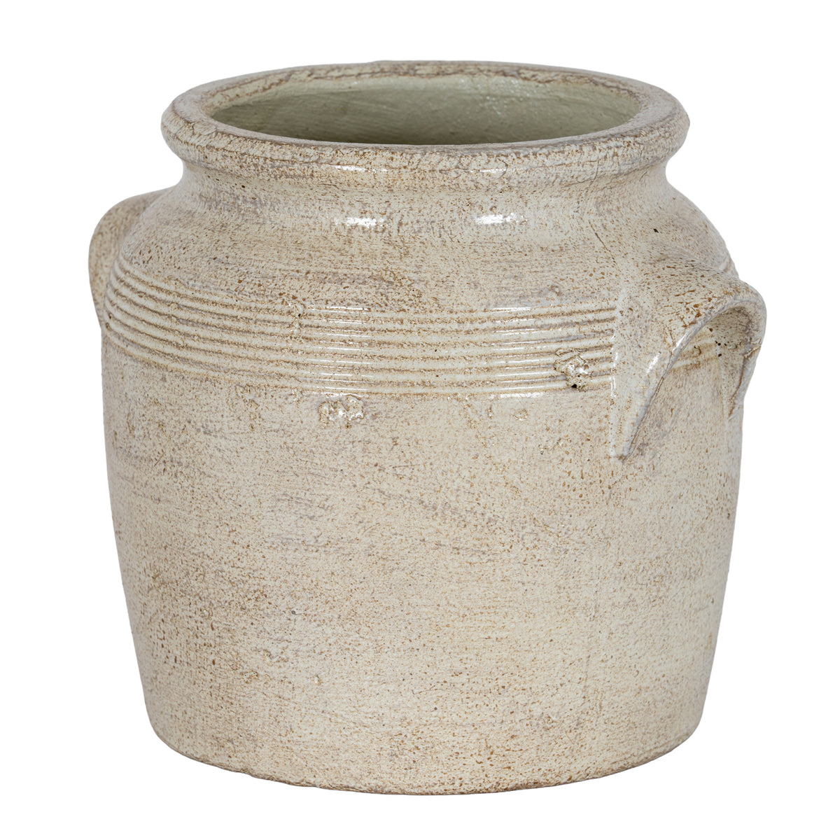 Boulmer Large Ceramic Pot With Handles