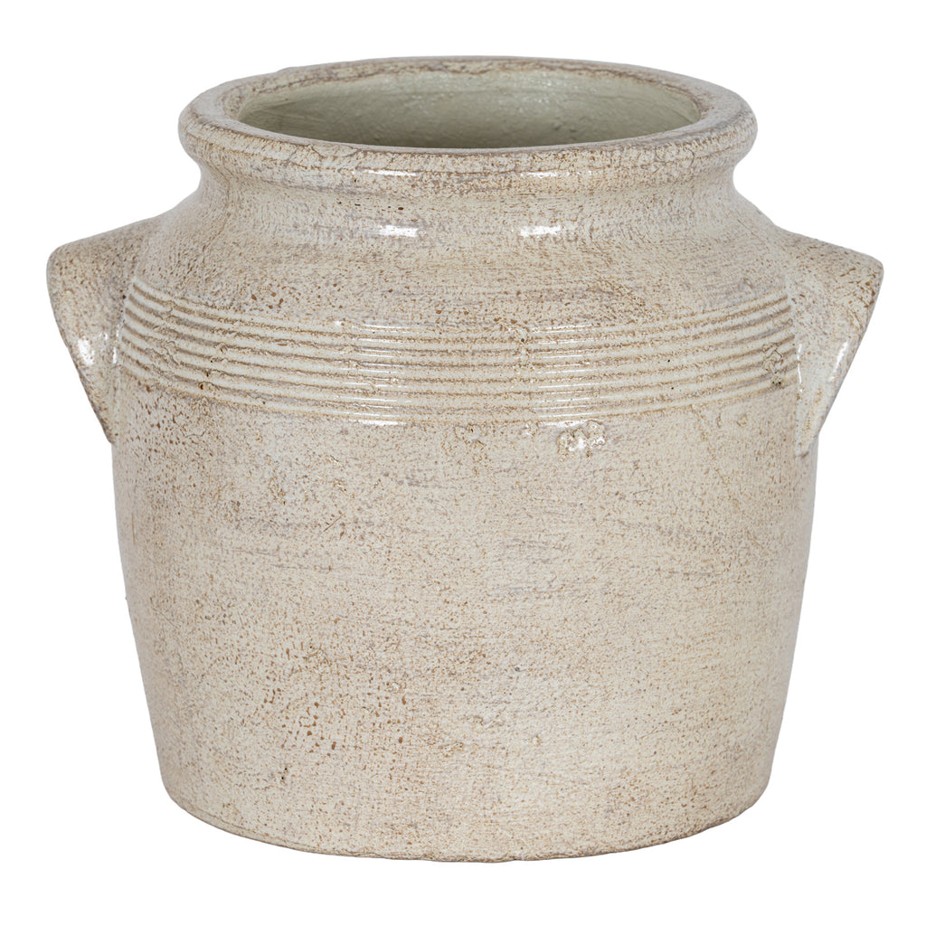 Boulmer Large Ceramic Pot With Handles