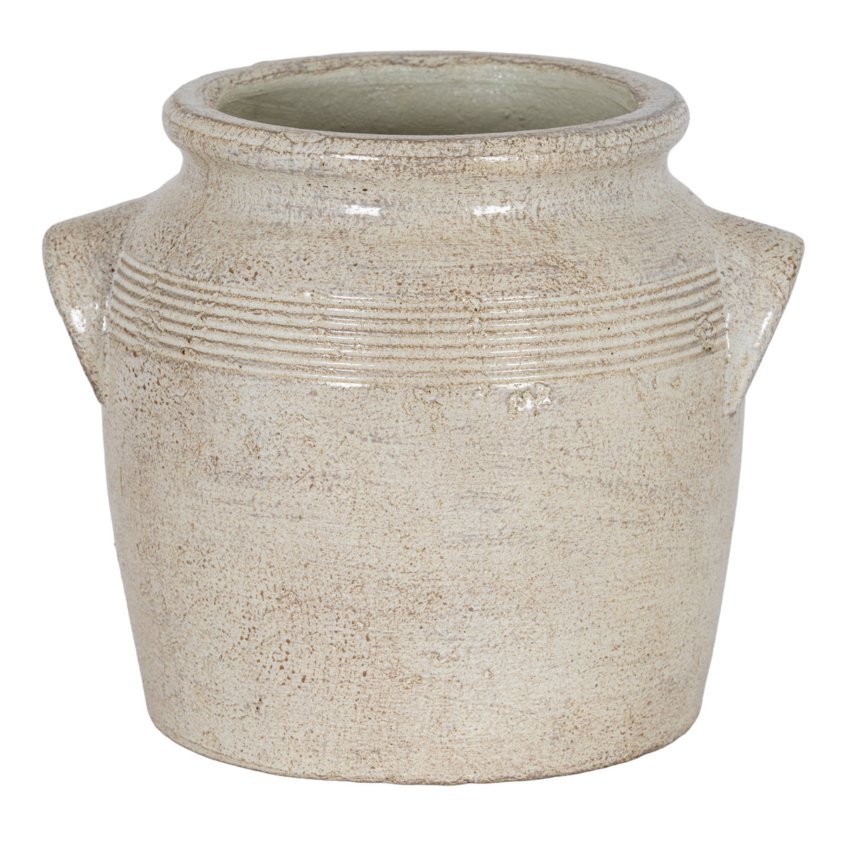 Boulmer Large Ceramic Pot With Handles