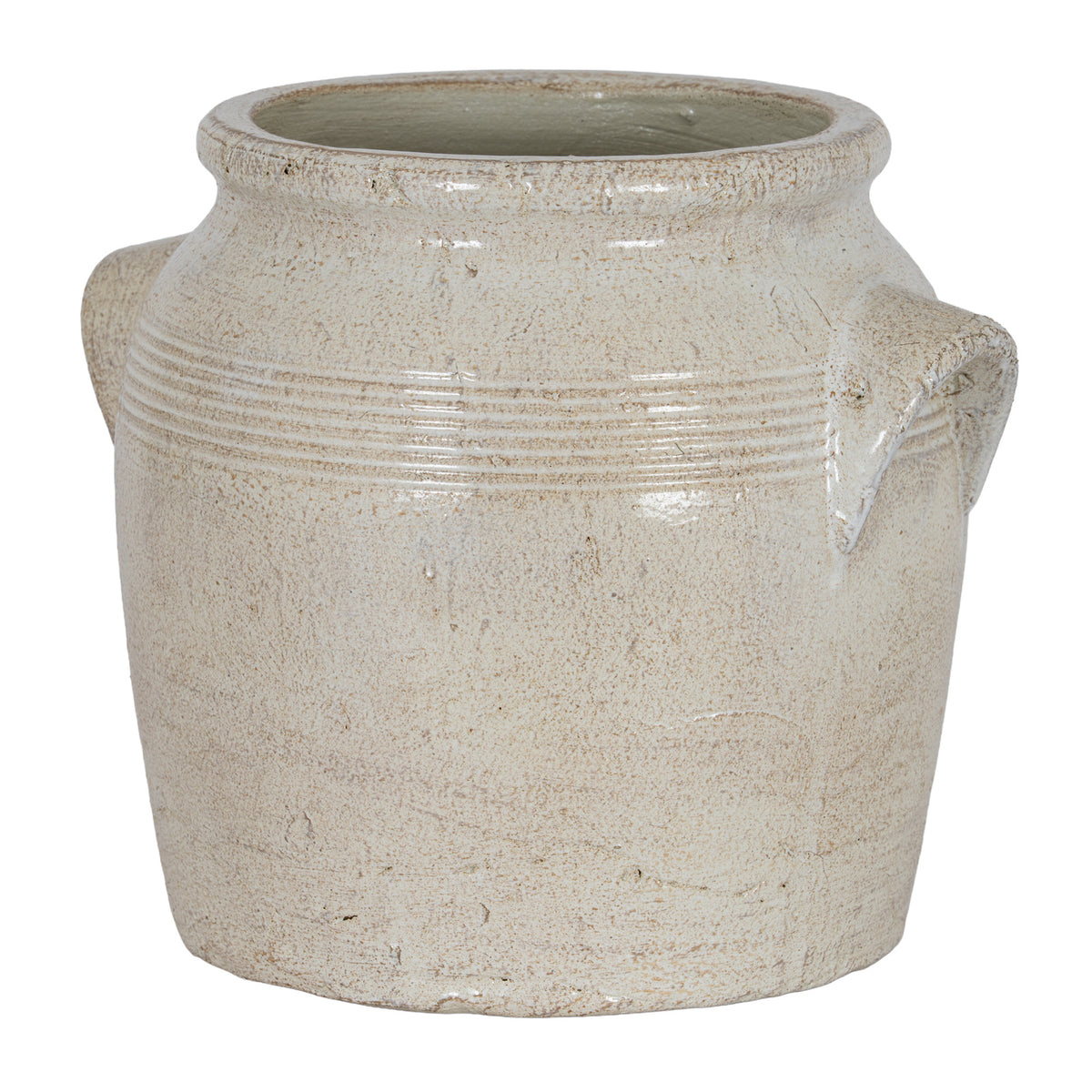 Dunstan Medium Ceramic Pot With Handles