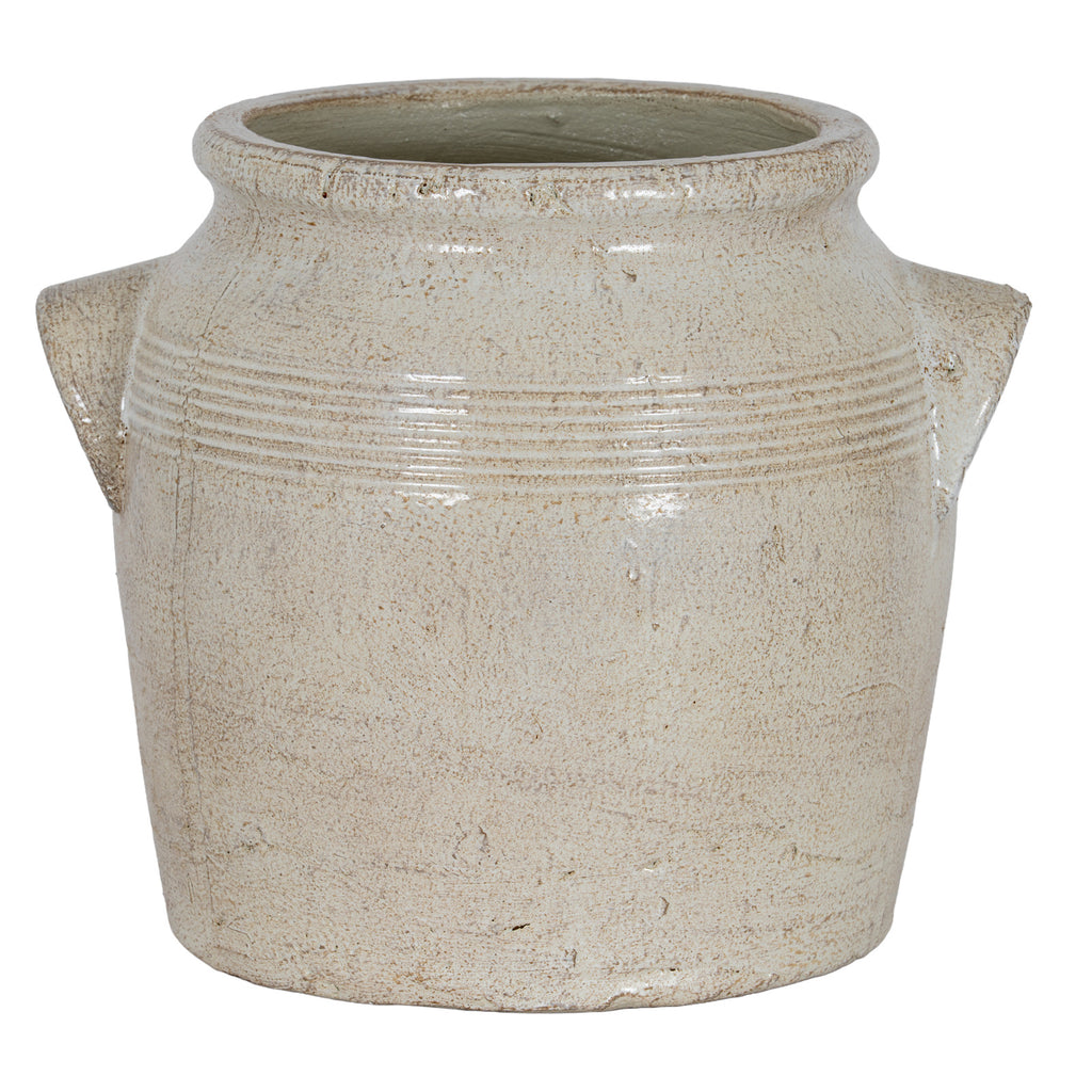Dunstan Medium Ceramic Pot With Handles