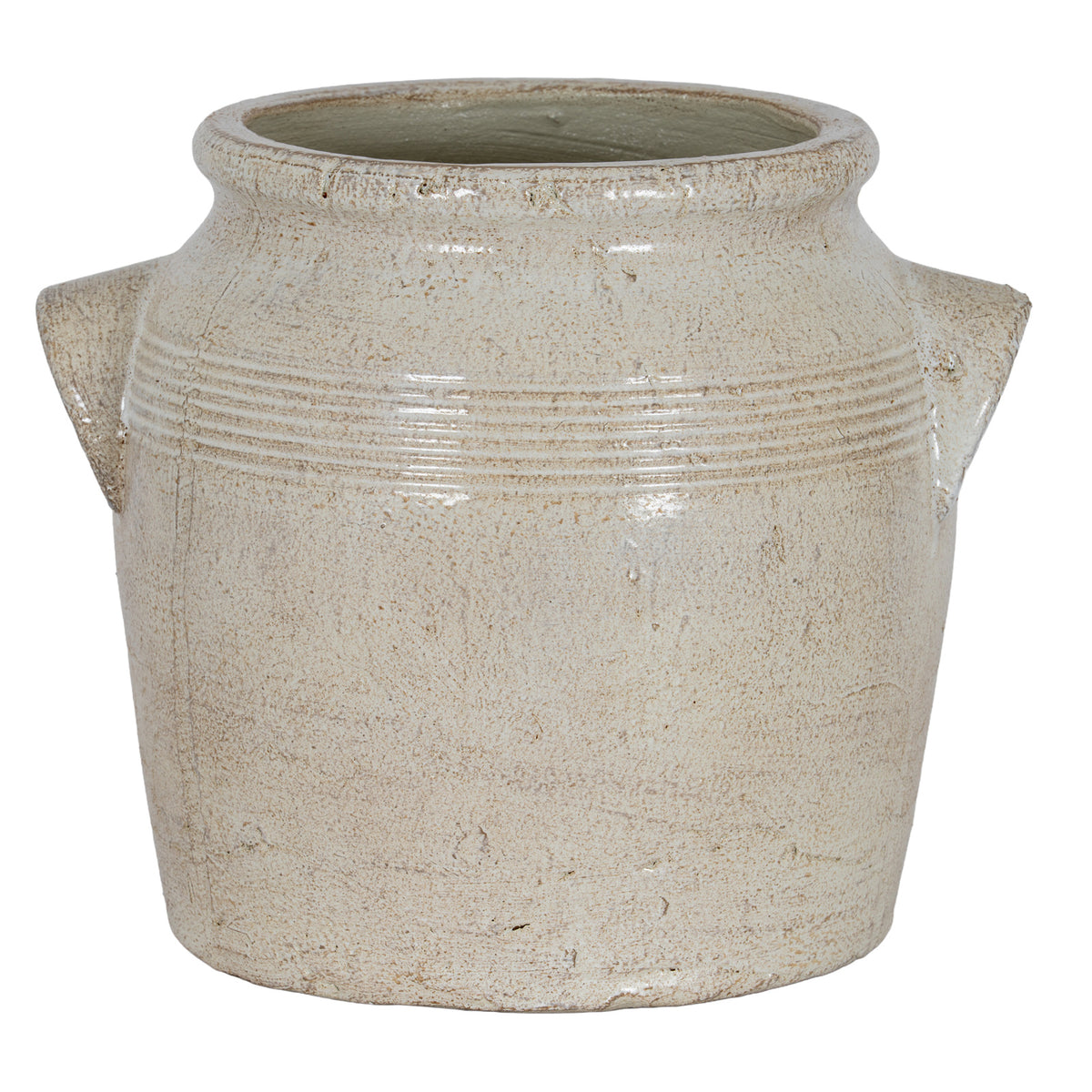 Dunstan Medium Ceramic Pot With Handles