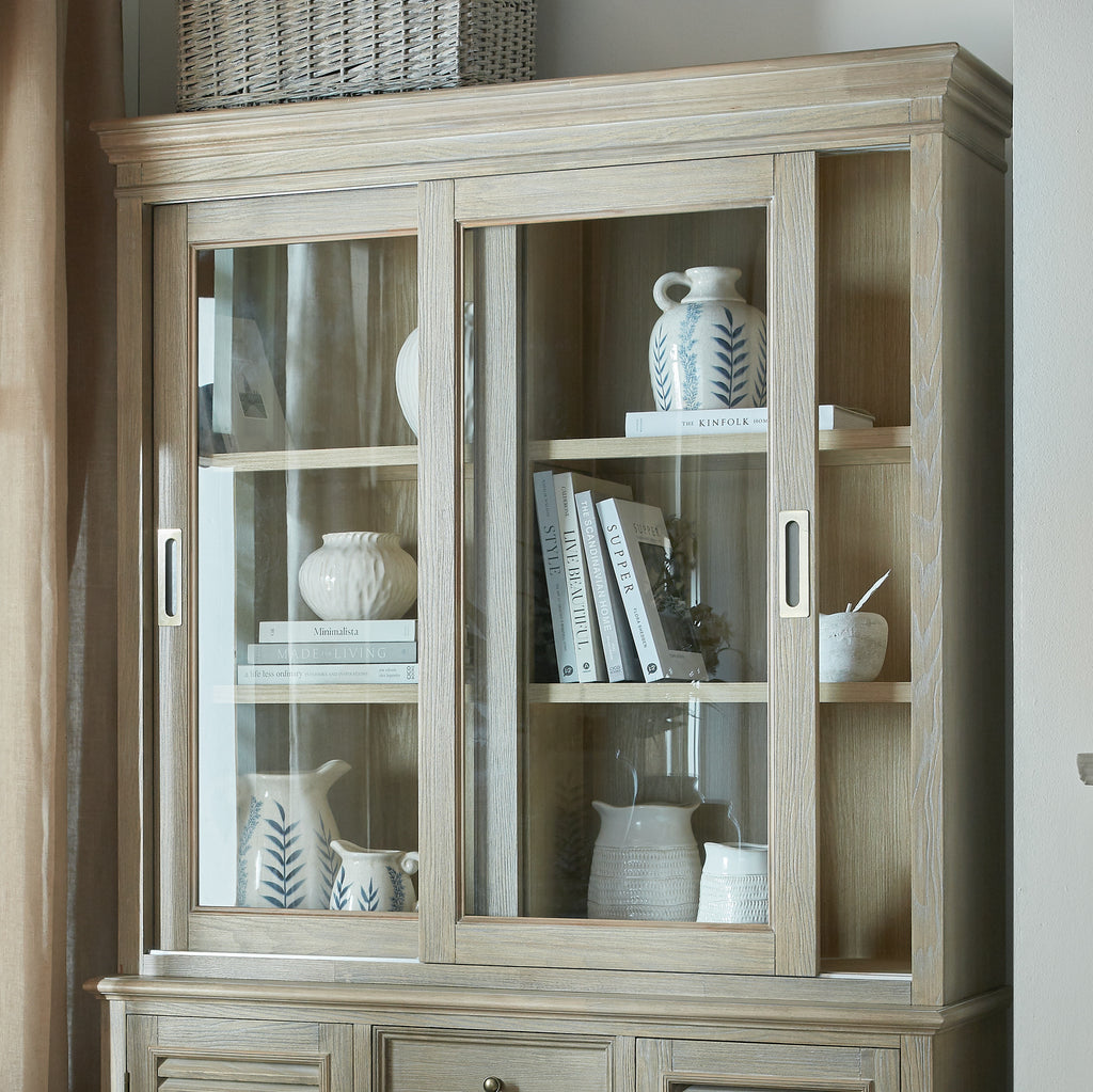 Lucker Sliding Glass Dresser Top