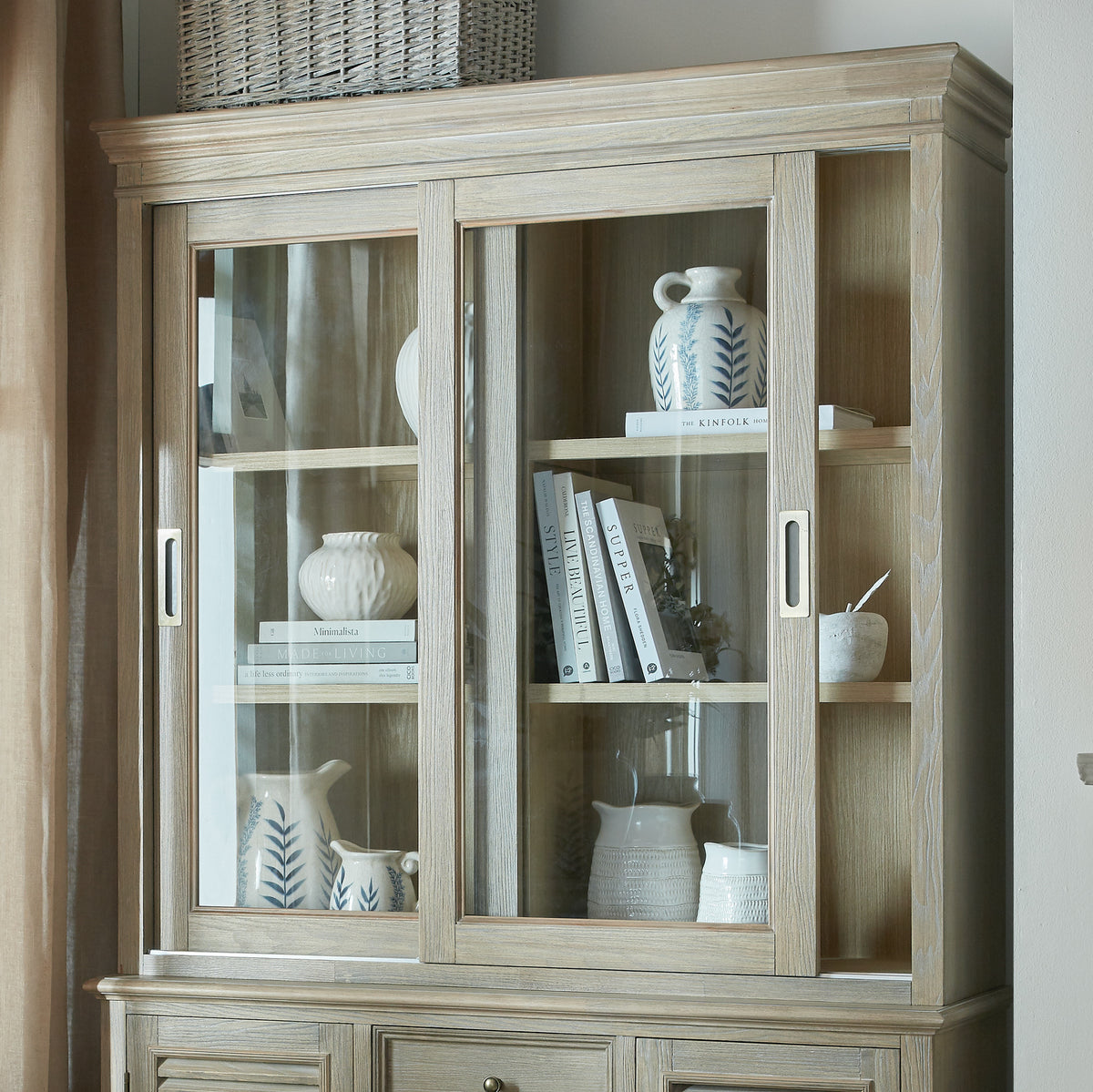 Lucker Sliding Glass Dresser Top