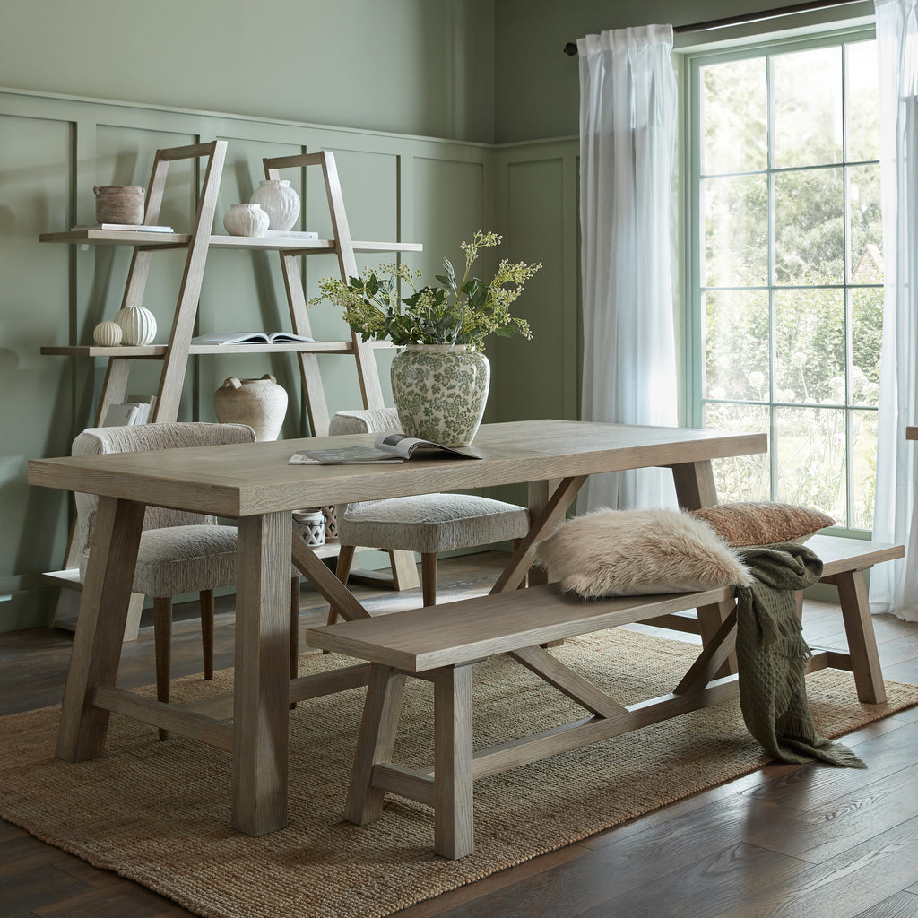 Lynemouth Large Wooden Dining Bench