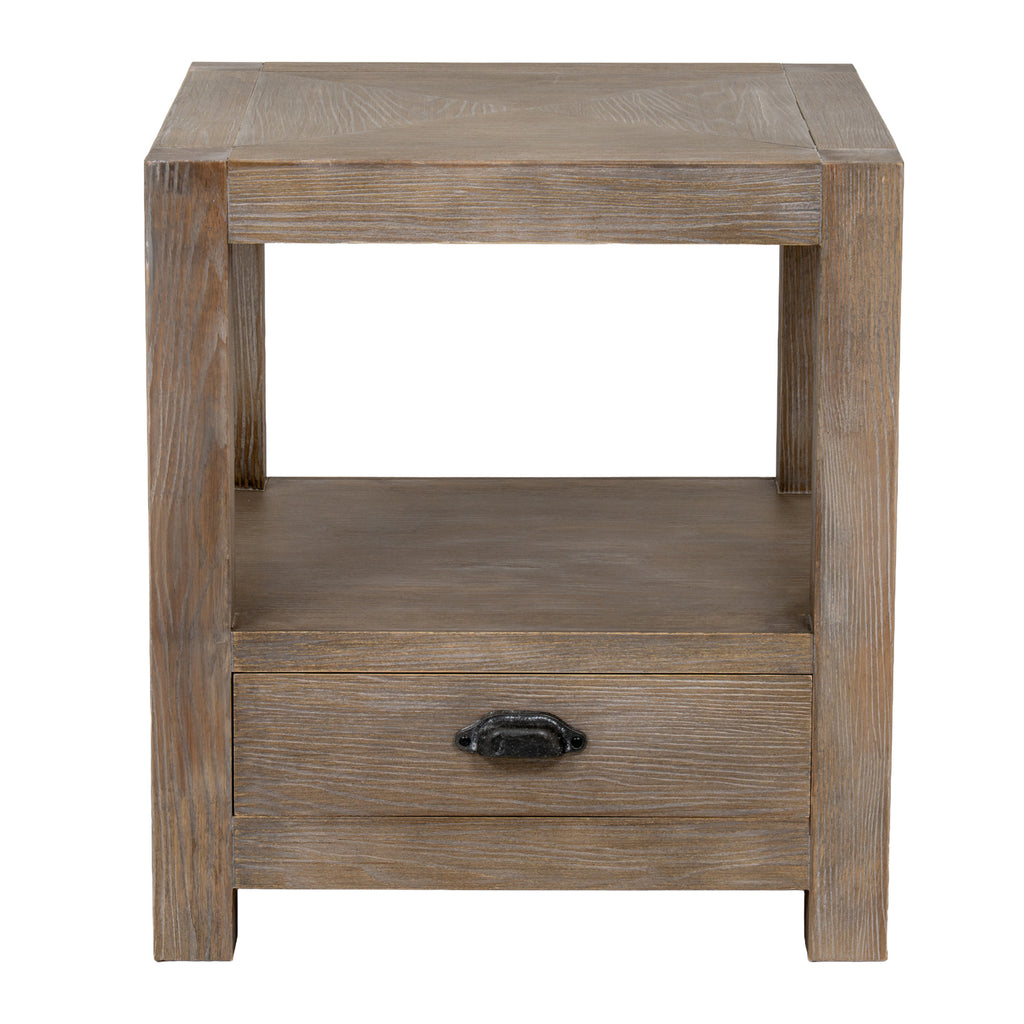 Widdrington 1 Drawer Side Table With Shelf
