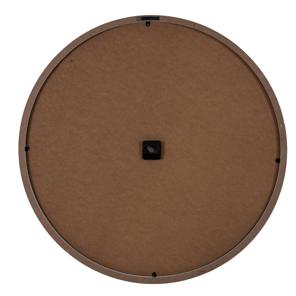 Ulgham Large Grey Glass-Fronted Wall Clock