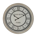 Ulgham Large Grey Glass-Fronted Wall Clock