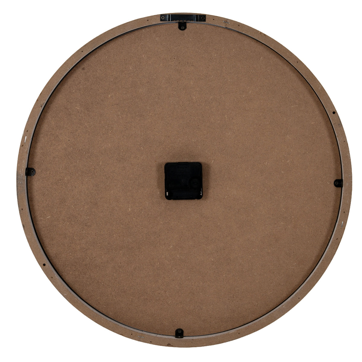 Pegswood White Glass-Fronted Wall Clock