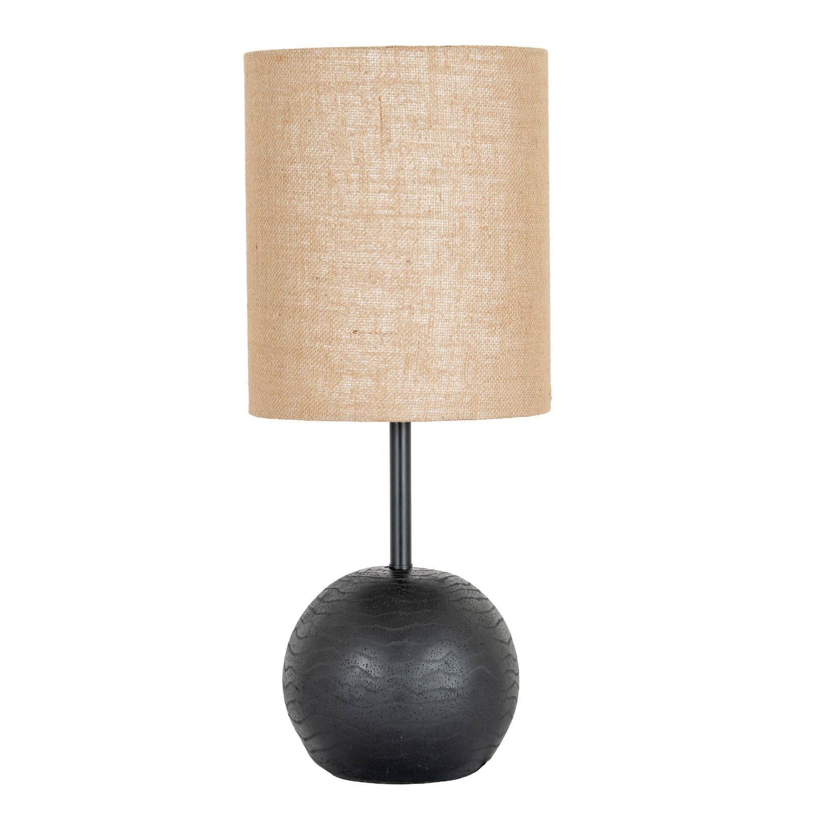 Amble Black Cannon Table Lamp
