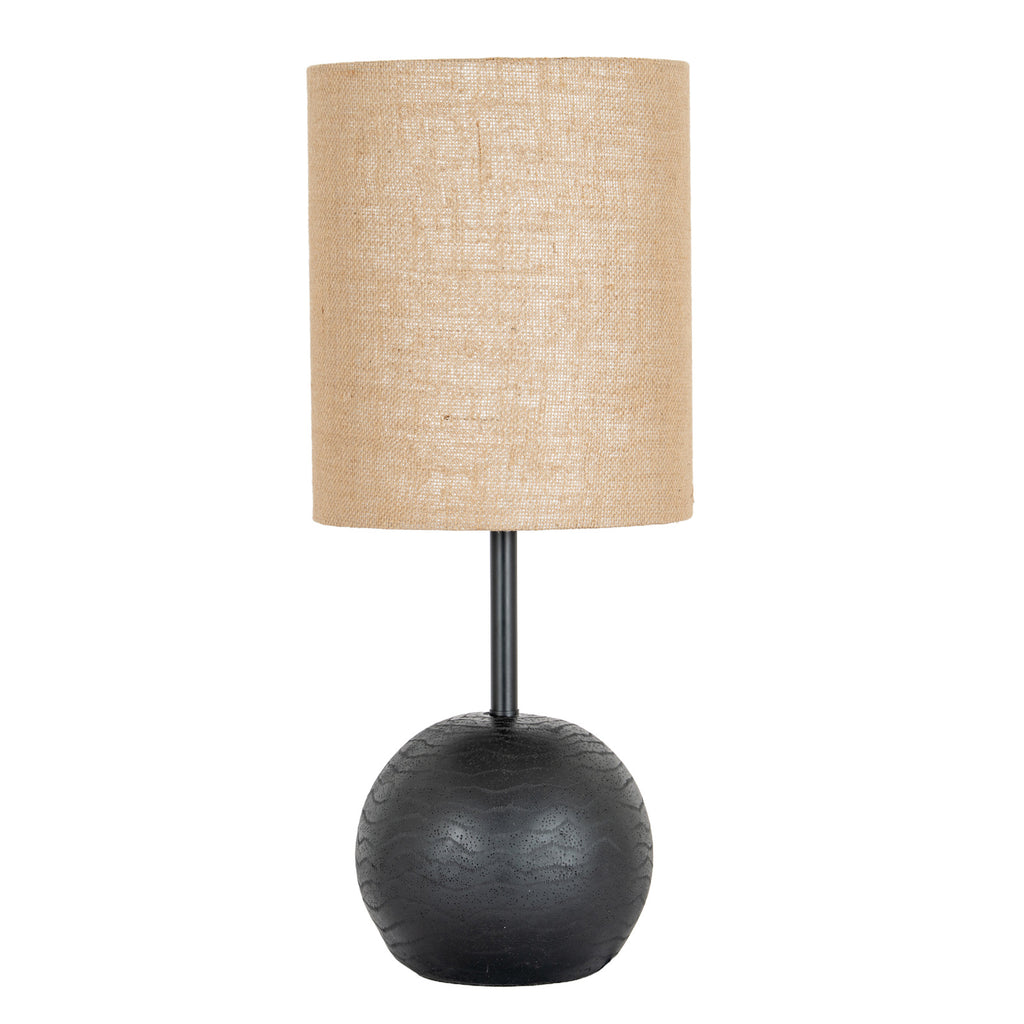 Amble Black Cannon Table Lamp