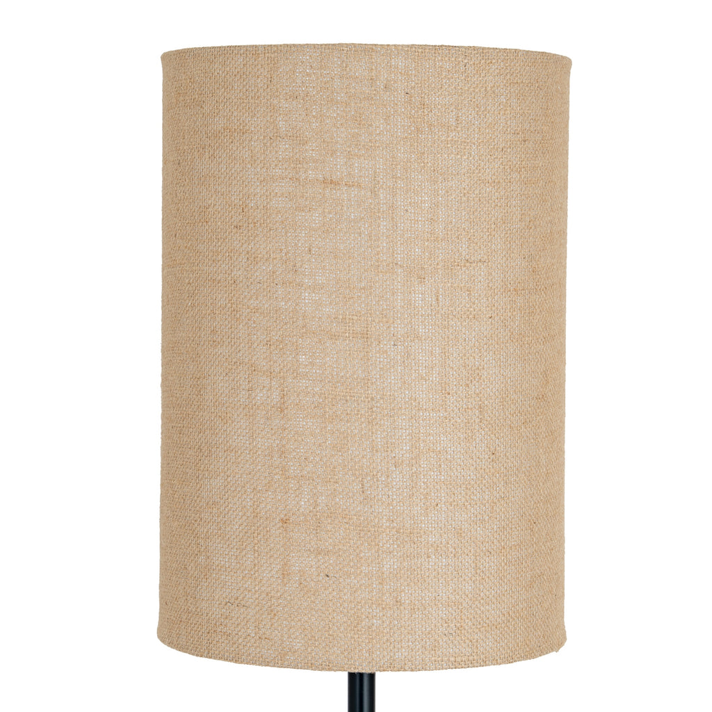 Warkworth Black Cannon Floor Lamp