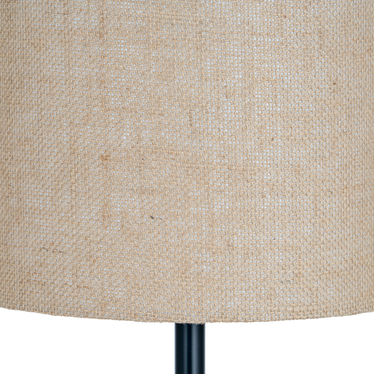 Warkworth Black Cannon Floor Lamp