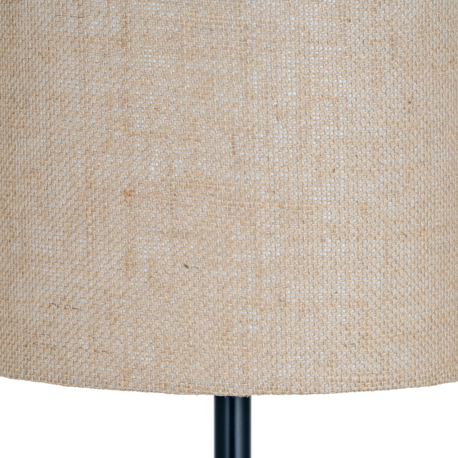 Warkworth Black Cannon Floor Lamp