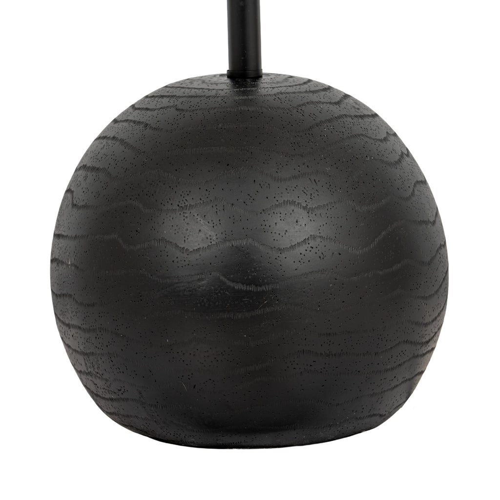 Warkworth Black Cannon Floor Lamp