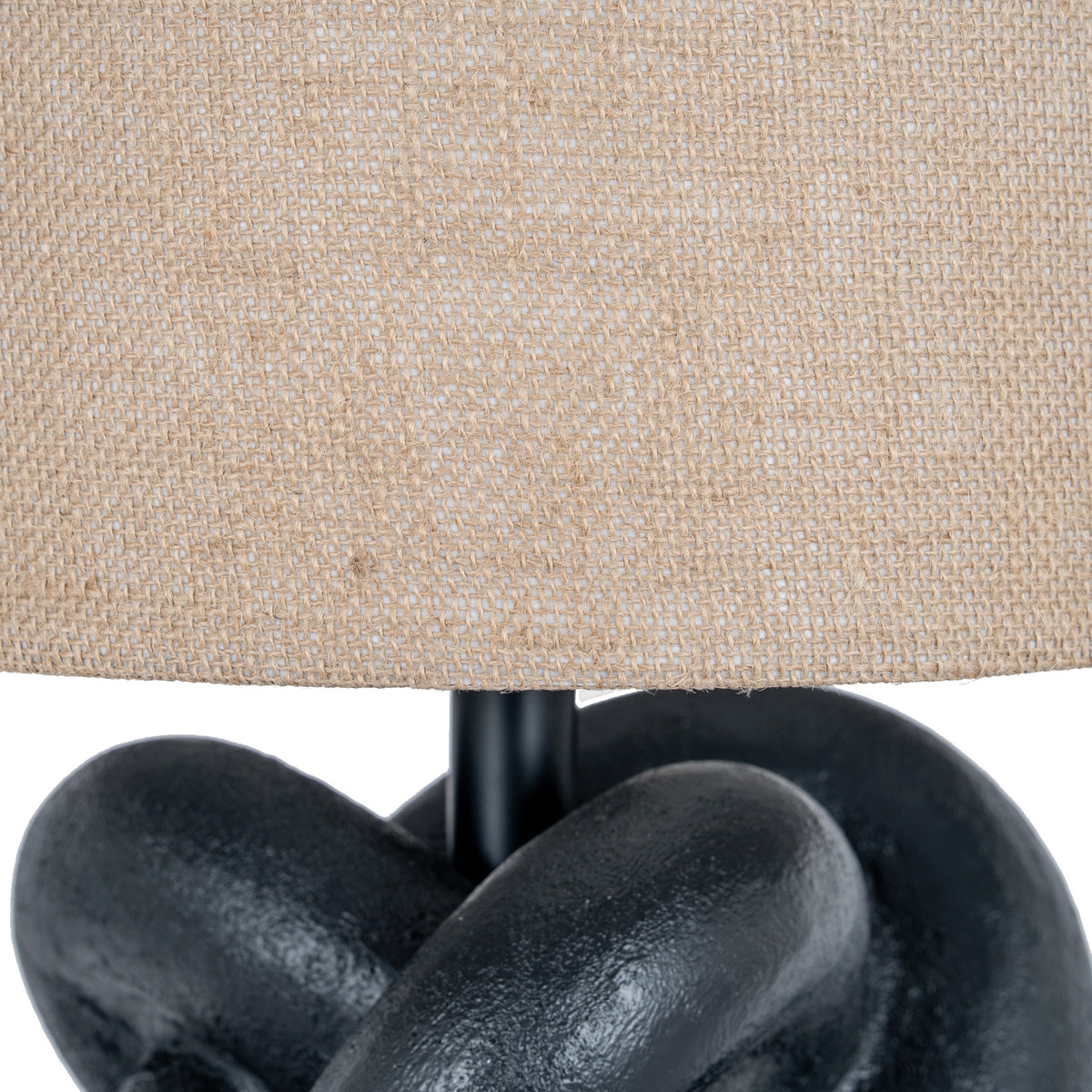 Howick Black Knot Table Lamp