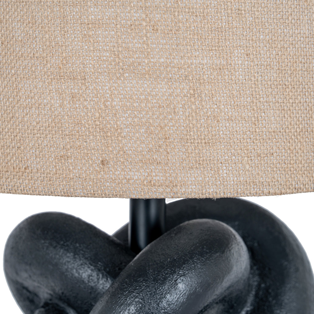 Howick Black Knot Table Lamp