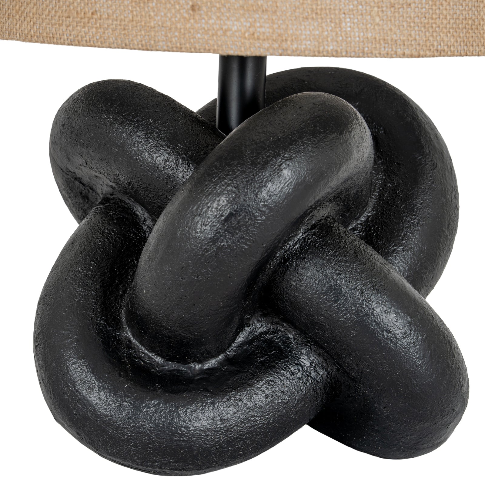 Howick Black Knot Table Lamp