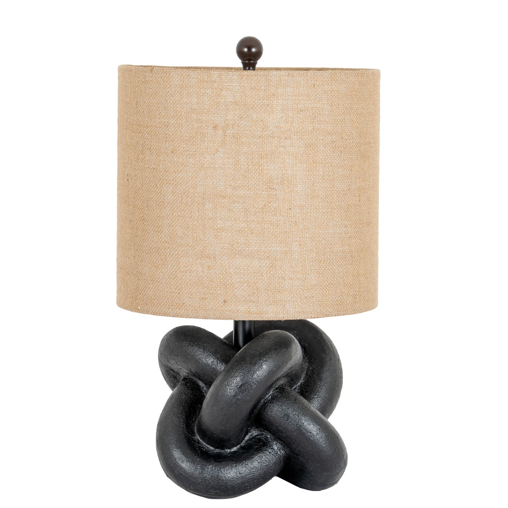 Howick Black Knot Table Lamp