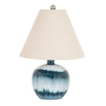 Barrasford Squat Glass Table Lamp