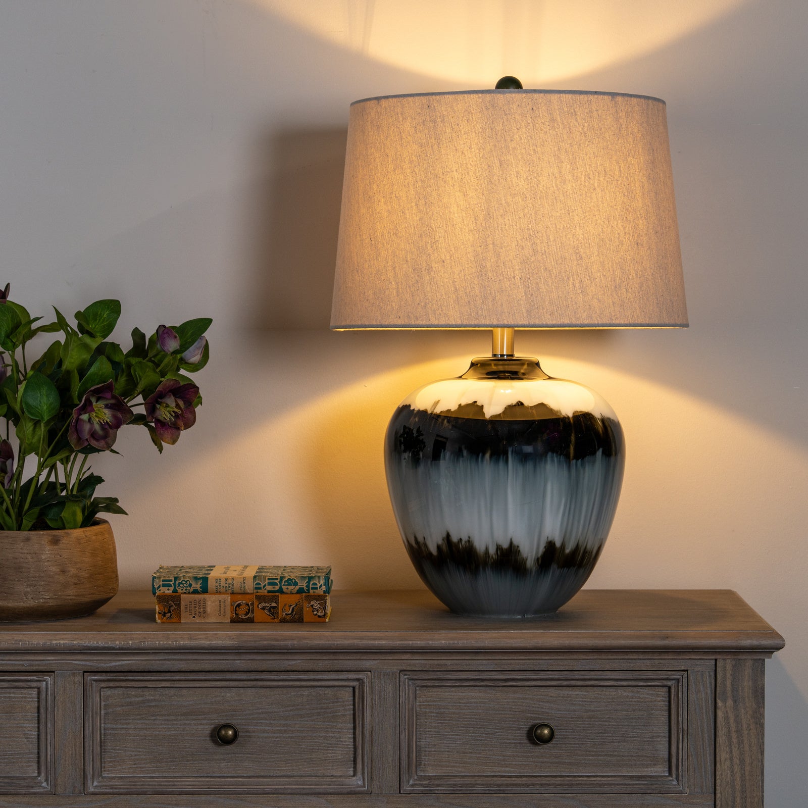 Chollerford Glass Table Lamp
