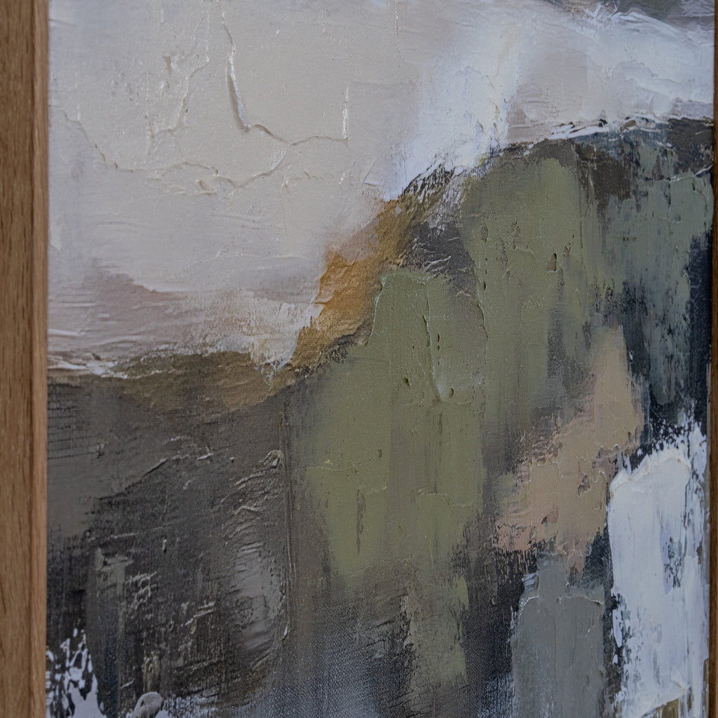 Ovington Hand Painted Landscape Framed Canvas