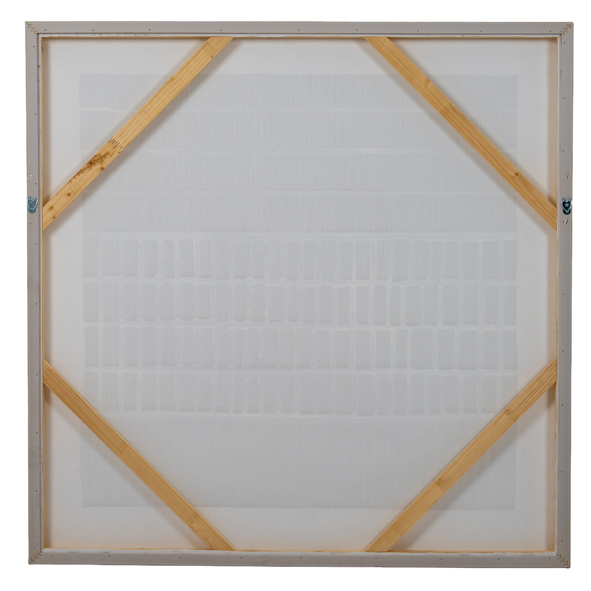 Bywell Textured Line Framed Canvas