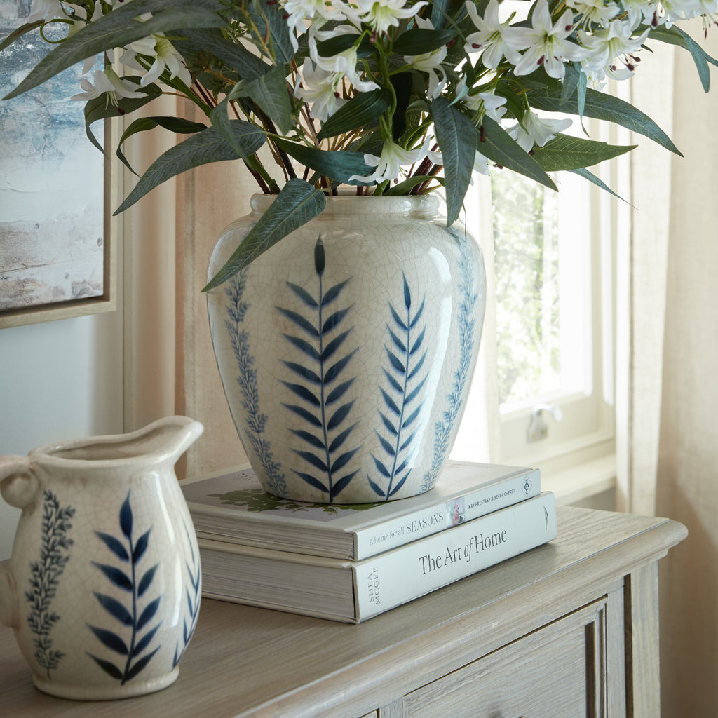 Mindrum Small Blue Floral Vase