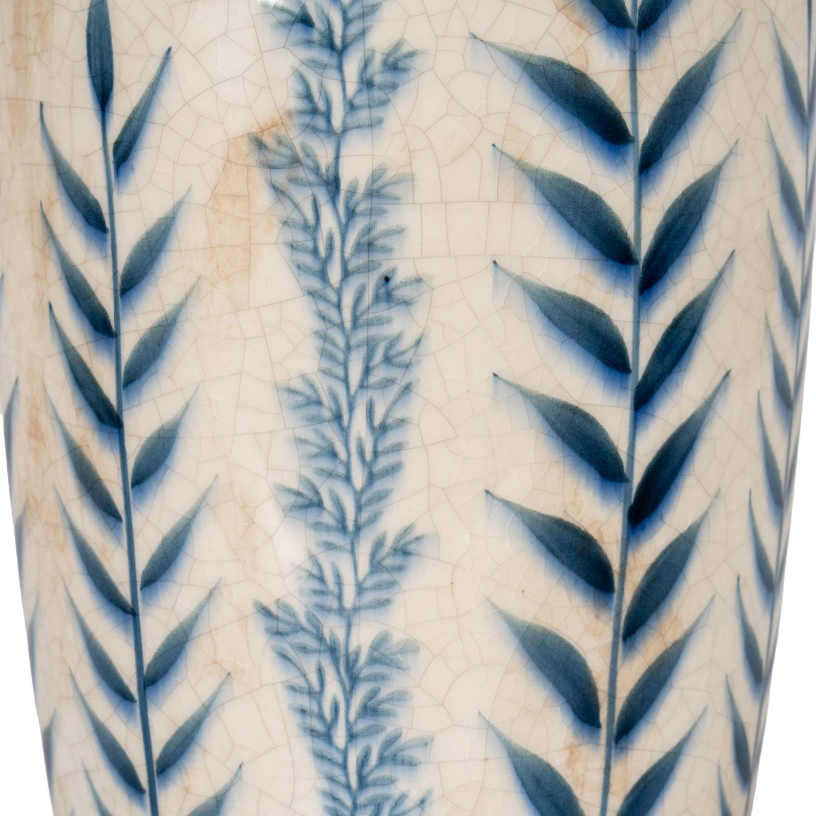 Abberwick Blue Floral Tall Vase