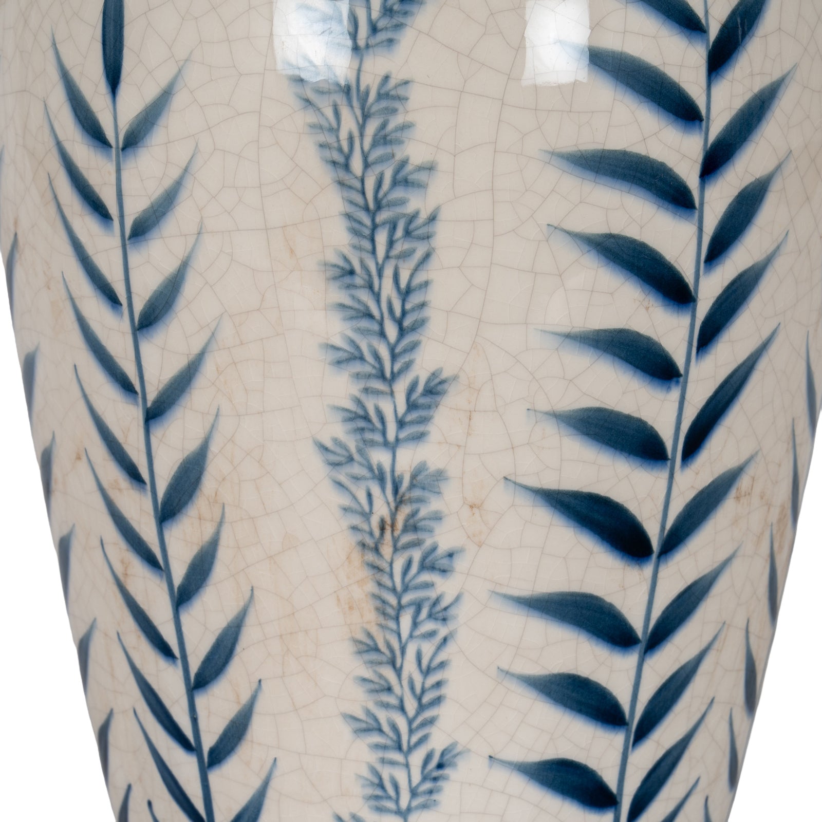 Callaly Blue Floral Ceramic Vase