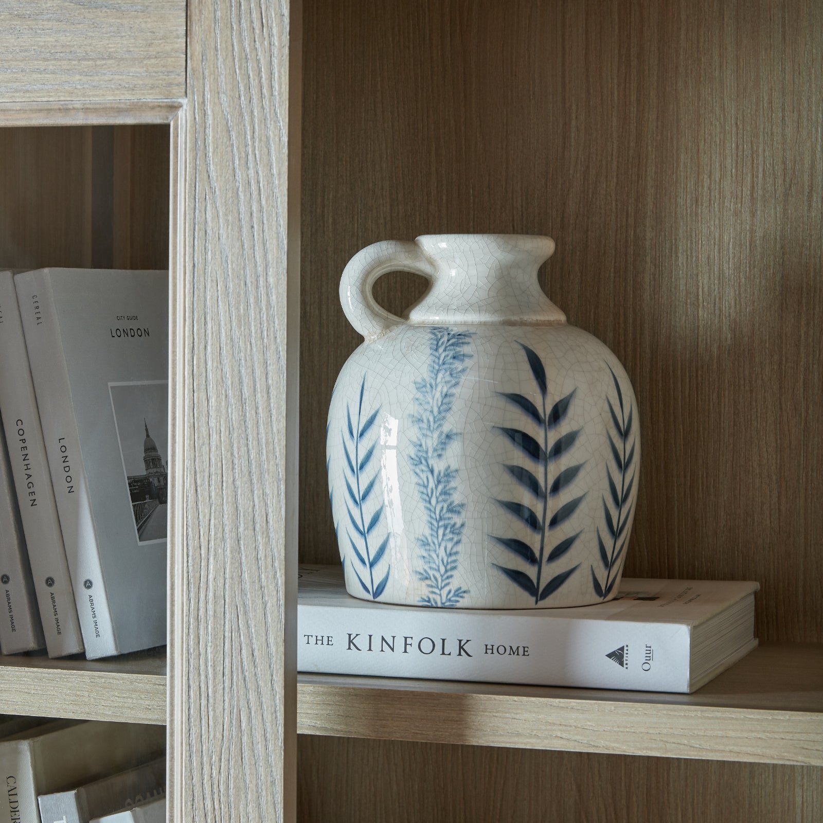 Alwinton Blue Floral Jug Vase