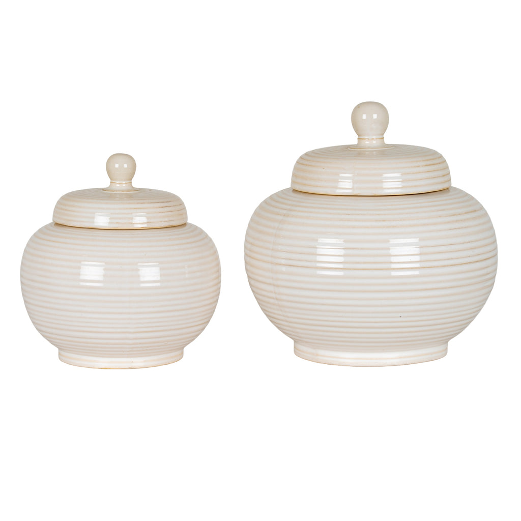 Anick Large Lidded Ceramic Jar