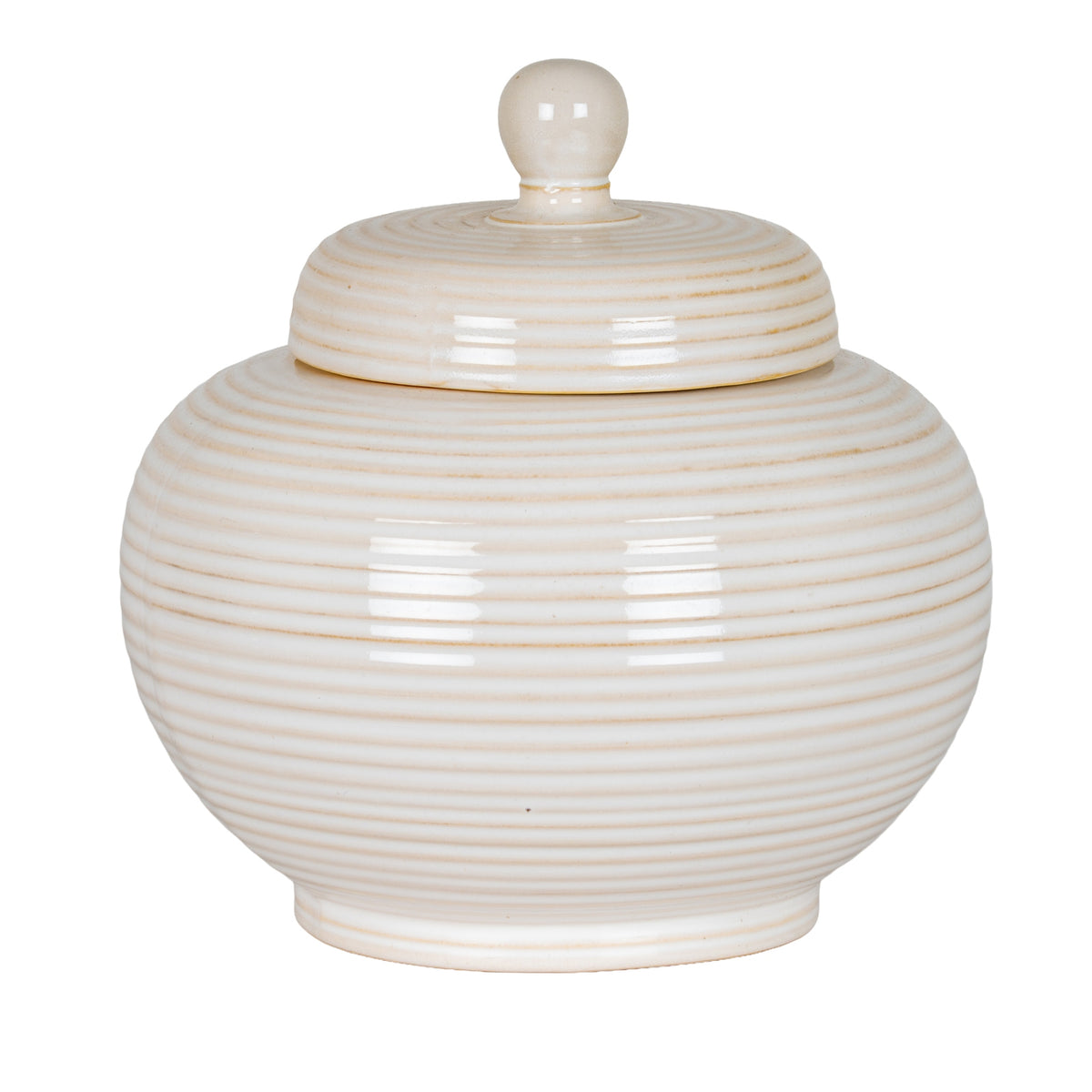 Anick Large Lidded Ceramic Jar
