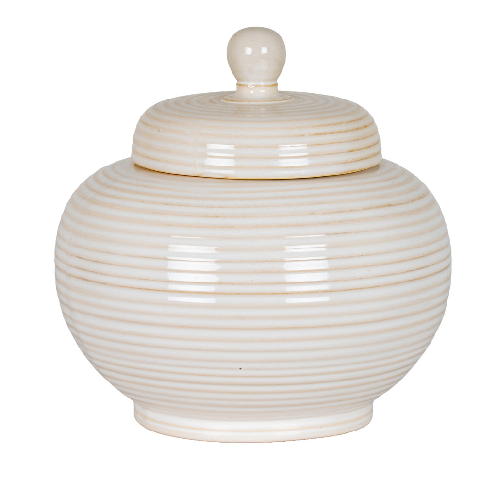 Anick Large Lidded Ceramic Jar