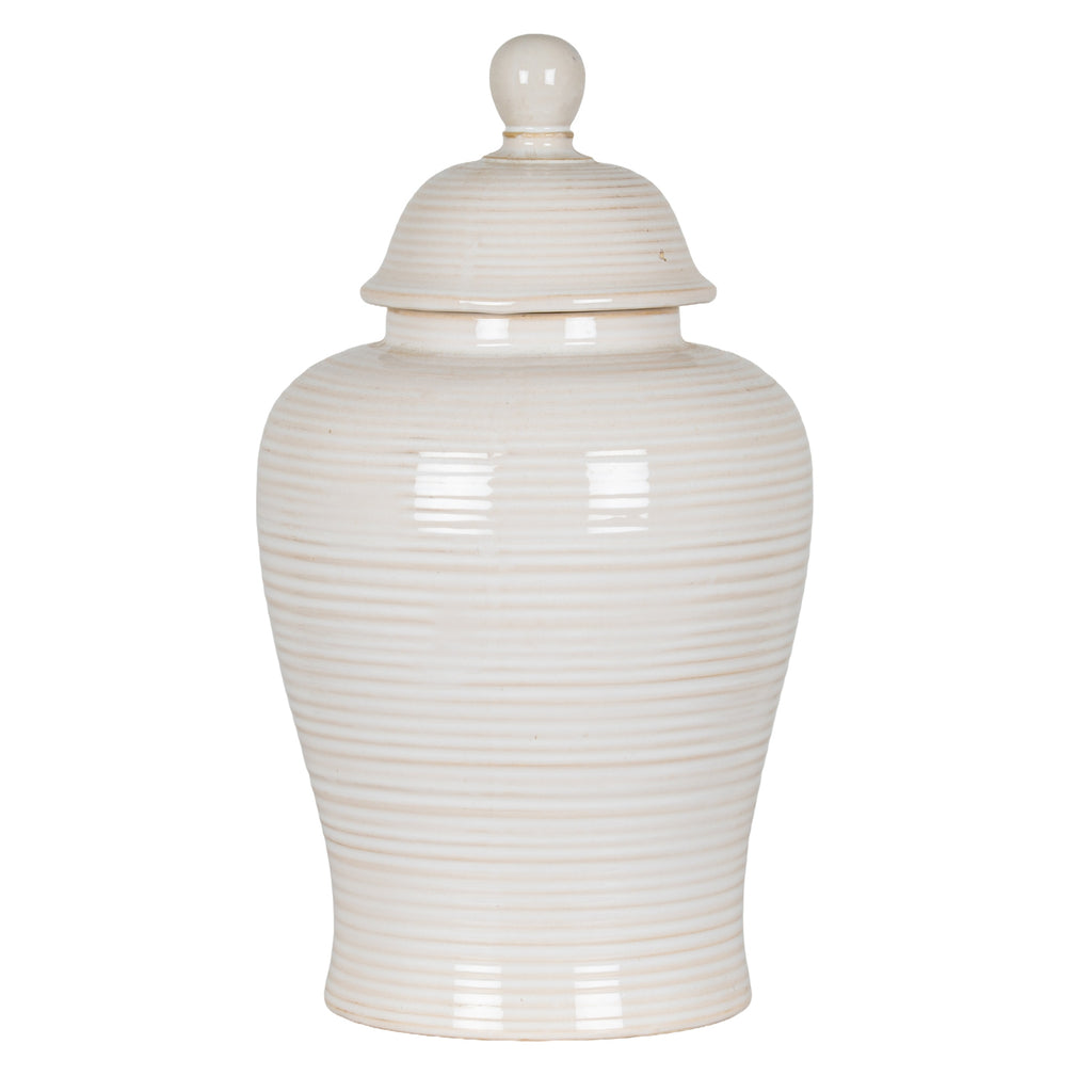 Chollerford Lidded Ceramic Ginger Jar