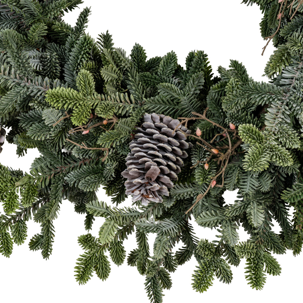 Charlton Pine Wreath with Pinecones