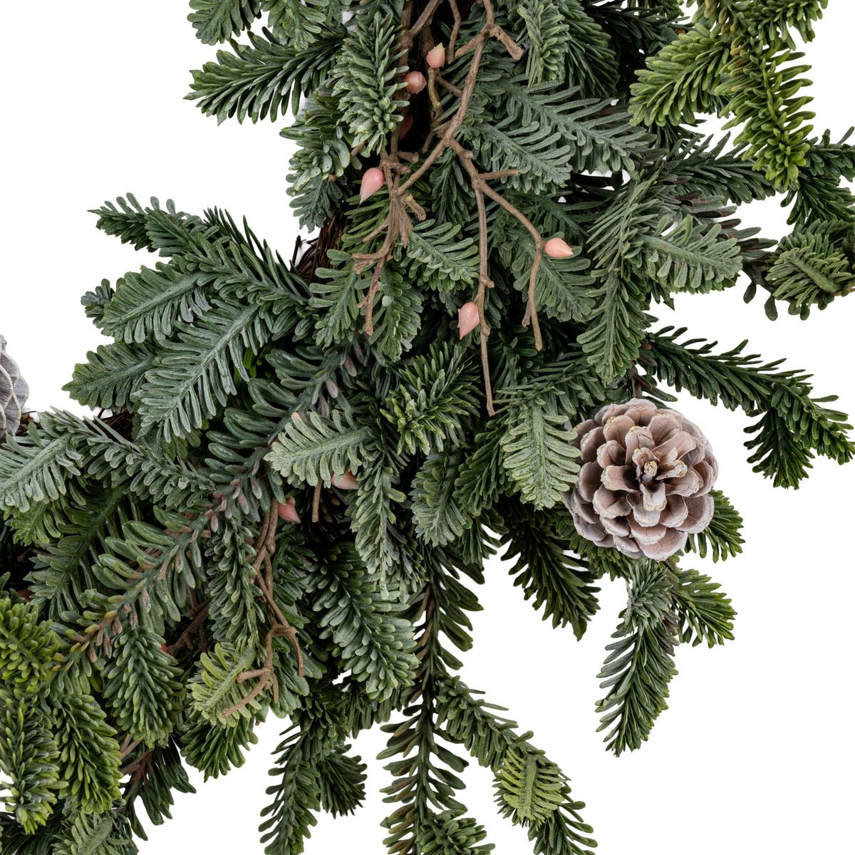 Charlton Pine Wreath with Pinecones
