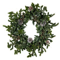 Charlton Pine Wreath with Pinecones